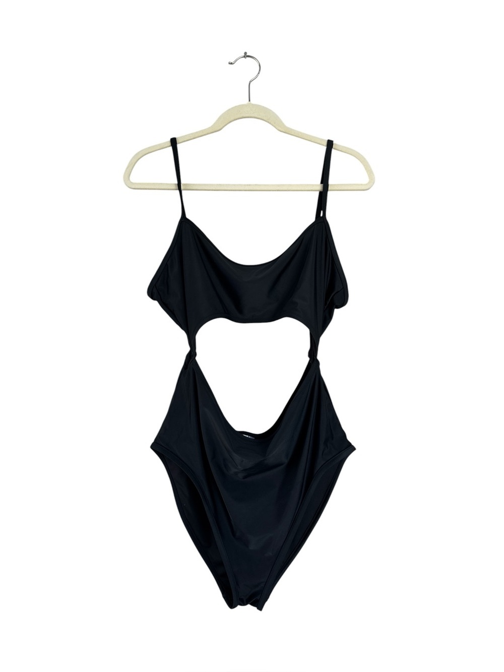 Madewell Second Wave Cutout One-Piece Swimsuit | Black | XL